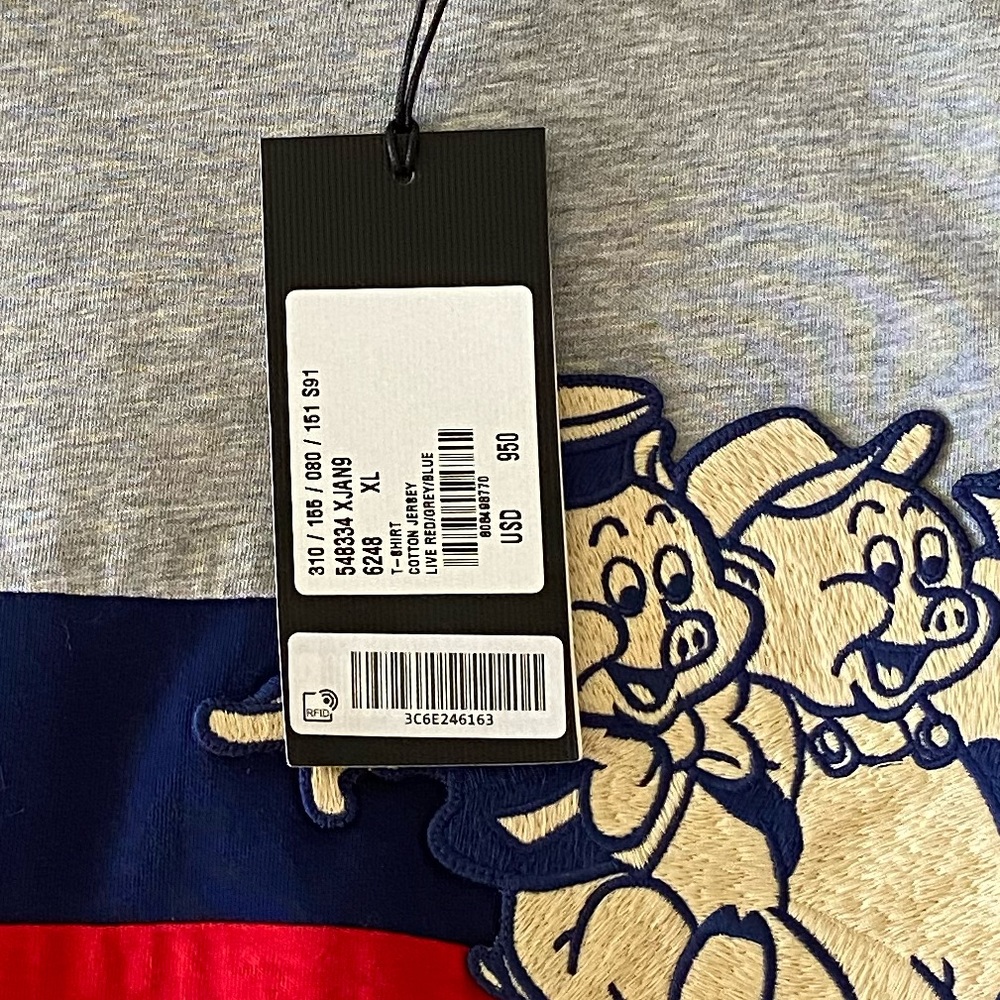 Gucci 3 little pigs shirt - Picture 7 of 7
